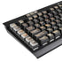 Blue Resin Wood K95 RGB PLATINUM Mechanical Gaming Keyboard Skin