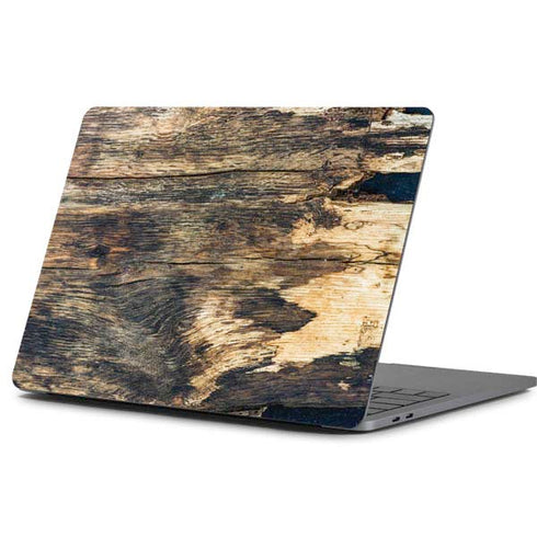 Blue Resin Wood Apple MacBook Pro 13-inch Skin