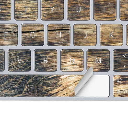 Blue Resin Wood Magic Keyboard Skin