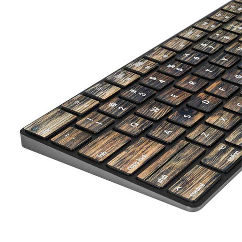 Blue Resin Wood Magic Keyboard with Numeric Keypad Skin