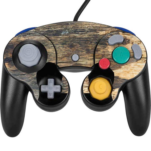 Blue Resin Wood Nintendo GameCube Controller Skin