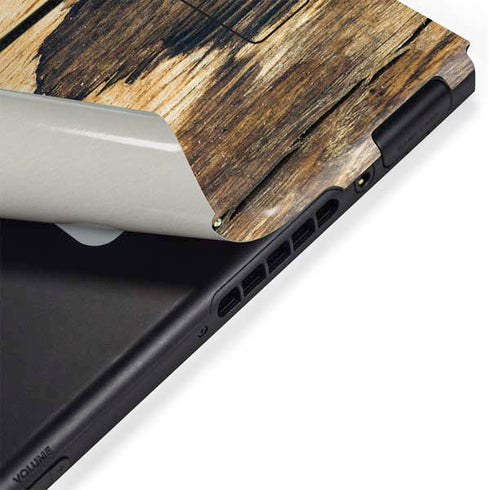 Blue Resin Wood Nintendo Switch Bundle Skin