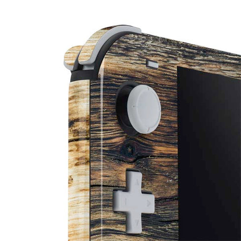 Blue Resin Wood Nintendo Switch Lite Skin
