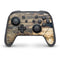 Blue Resin Wood Nintendo Switch Pro Controller Skin