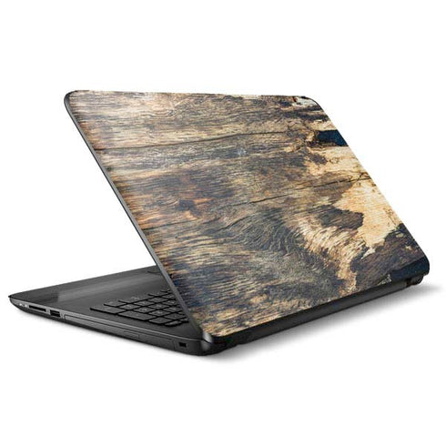 Blue Resin Wood HP Notebook Skin