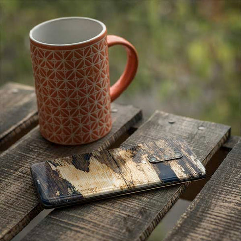 Blue Resin Wood OnePlus 7 Pro Skin