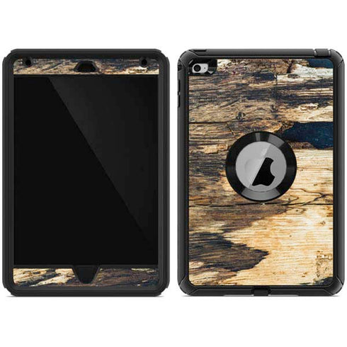 Blue Resin Wood Otterbox Defender iPad Skin