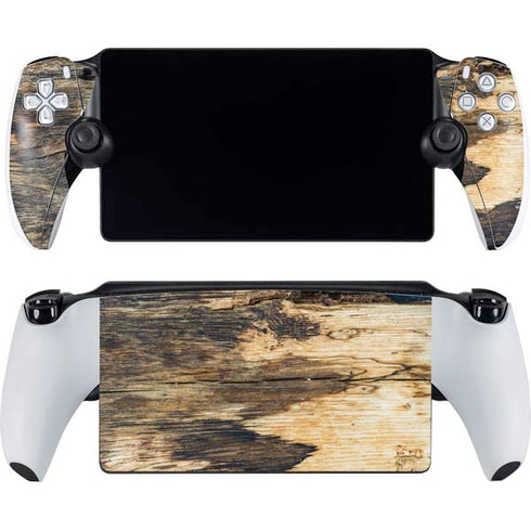 Blue Resin Wood PlayStation Portal Remote Player Skin
