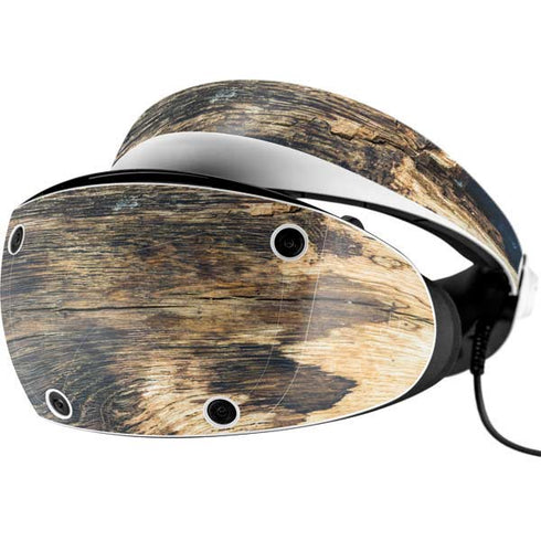 Blue Resin Wood PlayStation VR2 Skin