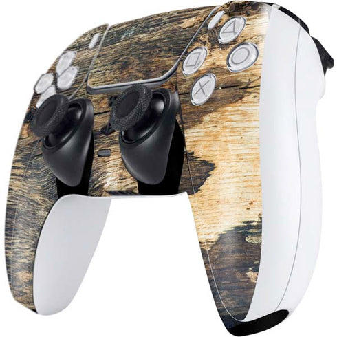 Blue Resin Wood PS5 Controller Skin