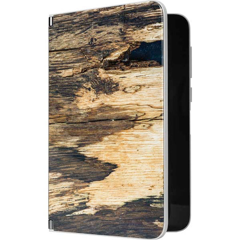 Blue Resin Wood Surface Duo Skin