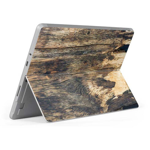 Blue Resin Wood Surface Go Skin