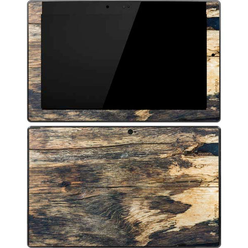 Blue Resin Wood Surface Pro Tablet Skin