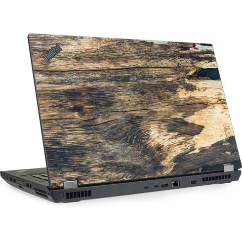 Blue Resin Wood Lenovo ThinkPad Skin