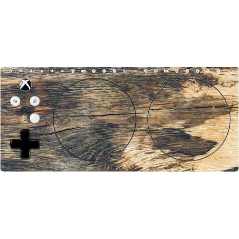 Blue Resin Wood Xbox Adaptive Controller Skin