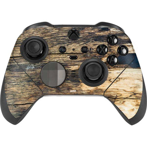 Blue Resin Wood Xbox Elite Wireless Controller Series 2 Skin