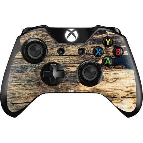 Blue Resin Wood Xbox One Controller Skin