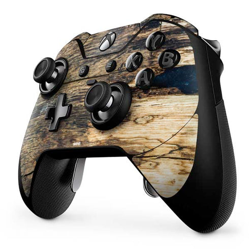 Blue Resin Wood Xbox One Elite Controller Skin