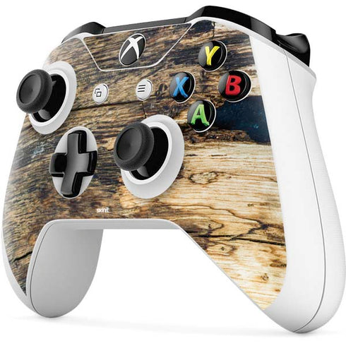 Blue Resin Wood Xbox One S All-Digital Edition Bundle Skin