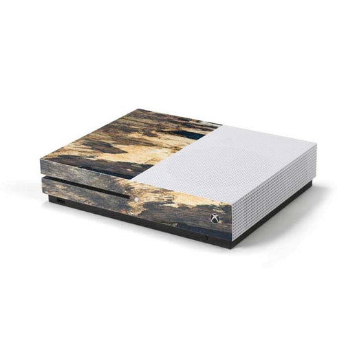 Blue Resin Wood Xbox One S Console Skin