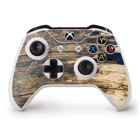 Blue Resin Wood Xbox One S Controller Skin