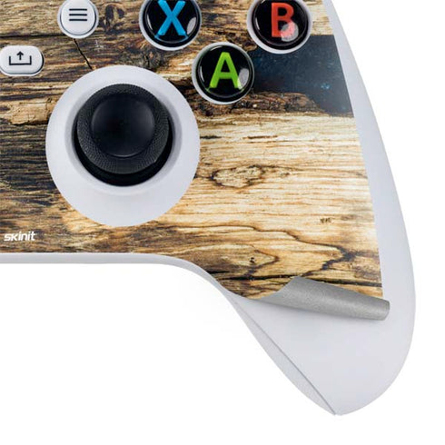 Blue Resin Wood Xbox Series S Bundle Skin