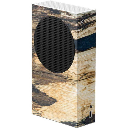 Blue Resin Wood Xbox Series S Console Skin