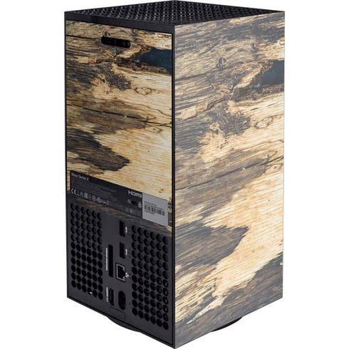 Blue Resin Wood Xbox Series X Console Skin