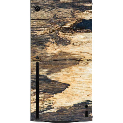 Blue Resin Wood Xbox Series X Console Skin