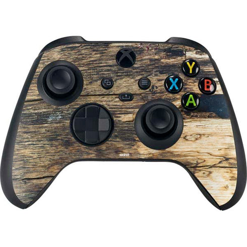 Blue Resin Wood Xbox Series X Controller Skin
