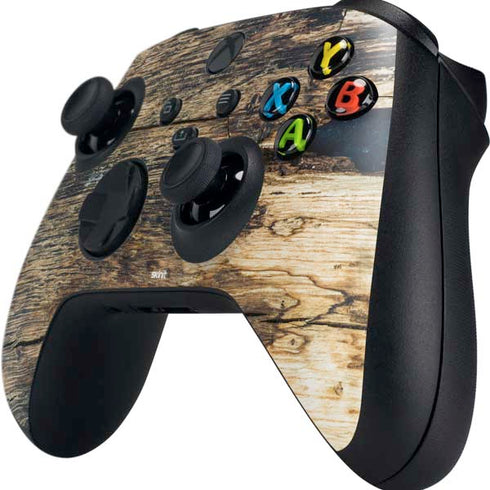 Blue Resin Wood Xbox Series X Controller Skin