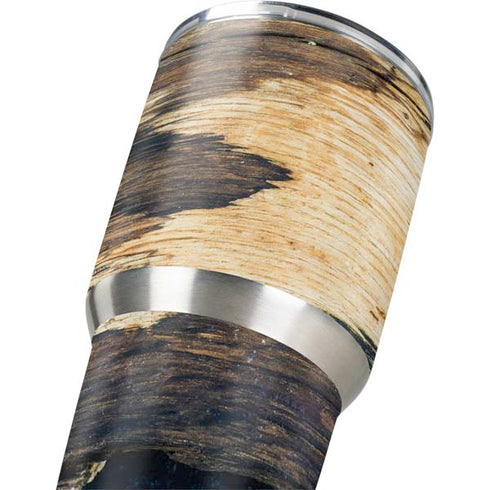 Blue Resin Wood Yeti 30oz Rambler Tumbler Skin