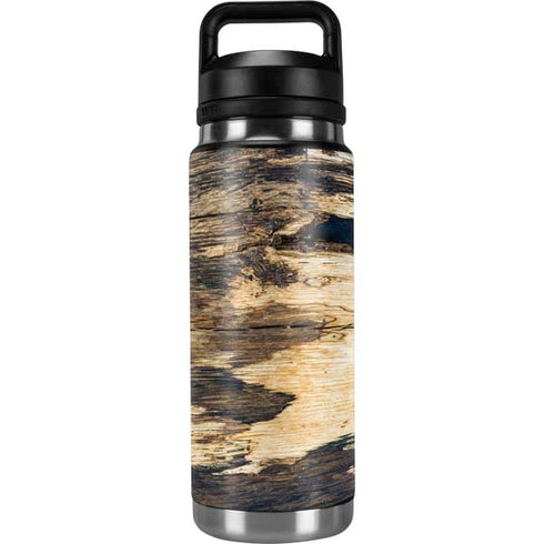 Blue Resin Wood YETI Rambler 26oz Bottle Skin