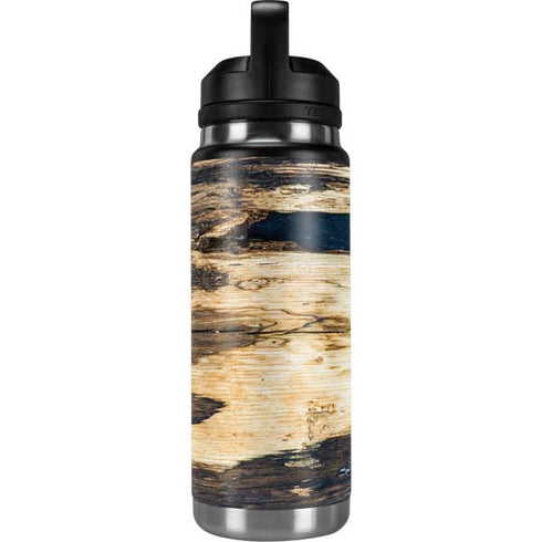 Blue Resin Wood YETI Rambler 26oz Bottle Skin