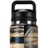 Blue Resin Wood YETI Rambler 26oz Bottle Skin