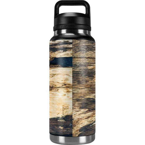 Blue Resin Wood YETI Rambler 36oz Bottle Skin