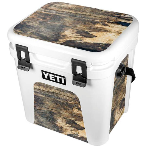 Blue Resin Wood YETI Roadie 24 Hard Cooler Skin