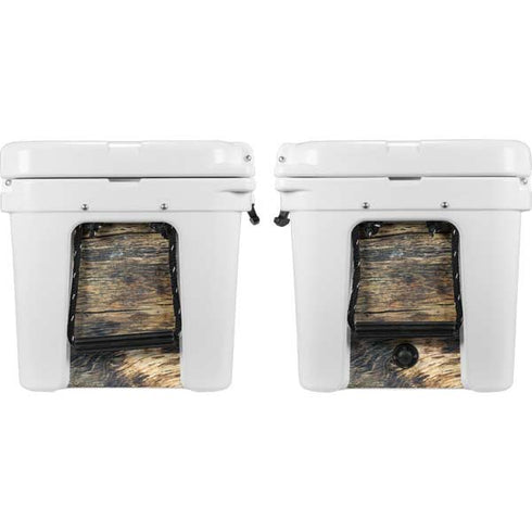 Blue Resin Wood YETI Tundra 35 Hard Cooler Skin