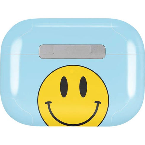 Blue Happy Face Apple AirPods Pro Skin
