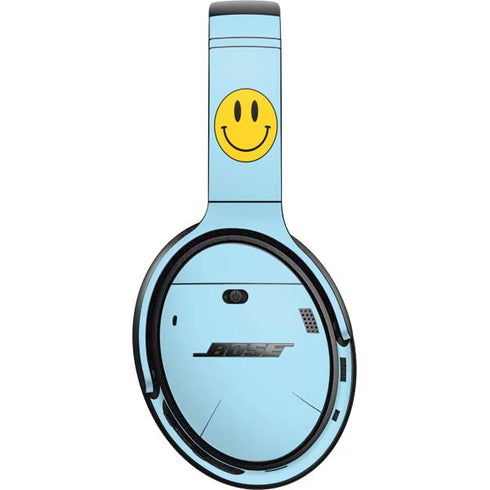 Blue Happy Face Bose QuietComfort 35 II Headphones Skin