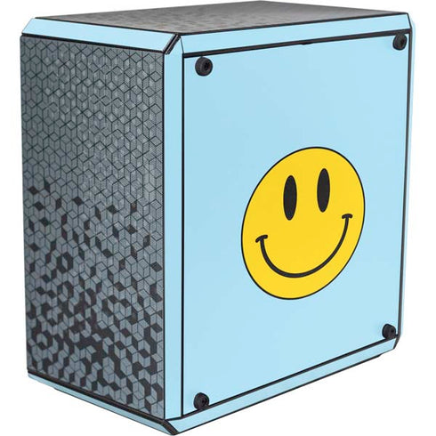 Blue Happy Face Cooler Master MasterBox Q300L Mini Tower Skin