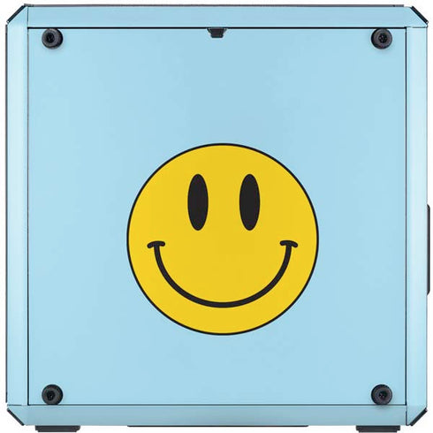 Blue Happy Face Cooler Master MasterBox Q300L Mini Tower Skin
