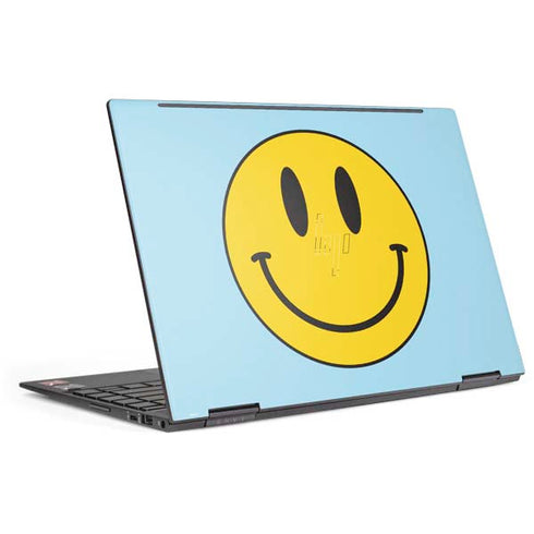 Blue Happy Face HP Envy Skin