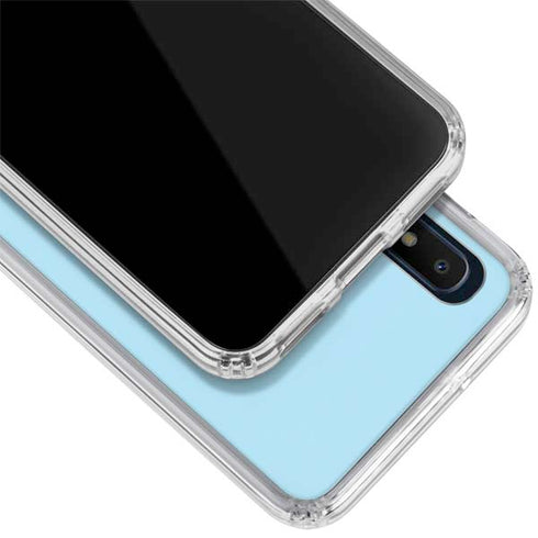 Blue Happy Face Galaxy A10e Clear Case