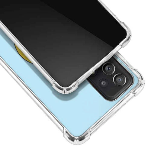Blue Happy Face Galaxy A52 5G Clear Case