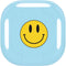 Blue Happy Face Galaxy Buds Live Skin