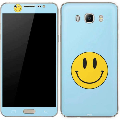 Blue Happy Face Galaxy J7 Skin