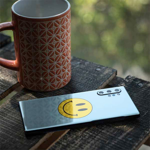 Blue Happy Face Galaxy Note 10 Plus Skin