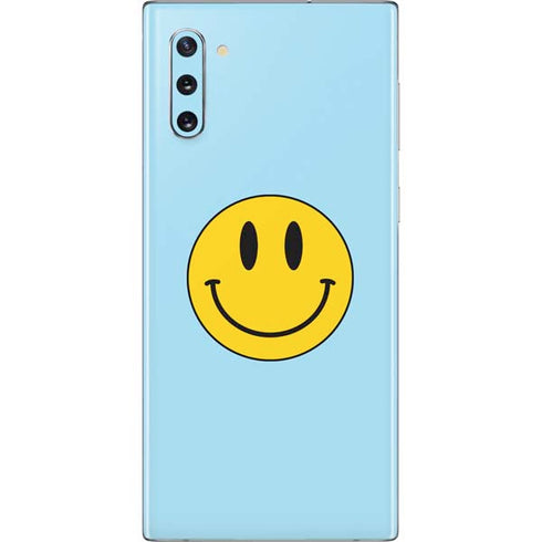 Blue Happy Face Galaxy Note 10 Skin