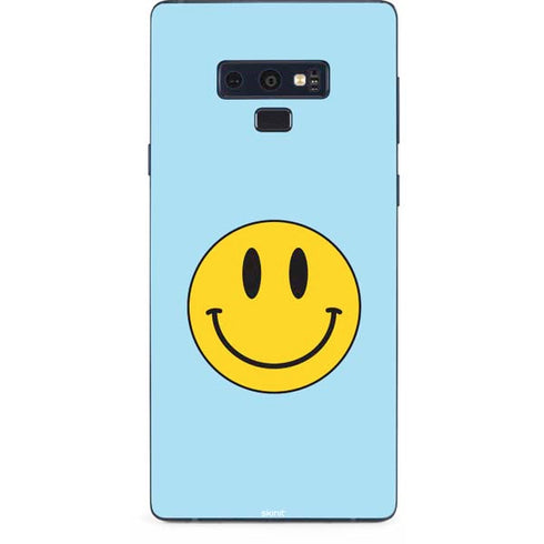 Blue Happy Face Galaxy Note 9 Skin